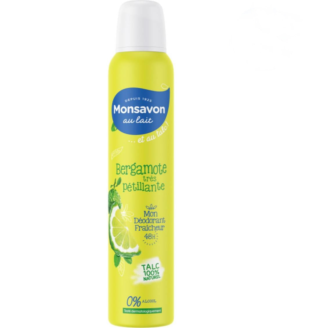 Monsavon au lait Bergamote Très Pétillante Deodorant
