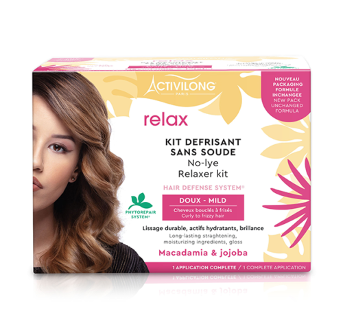 Activilong Actigloss Nourish No-Lye Relaxer Kit Defrisant