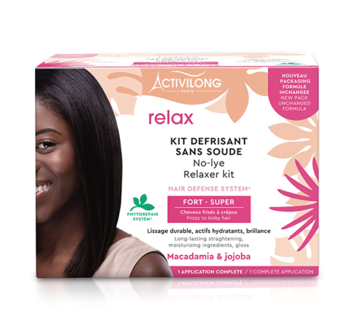Activilong Actigloss Nourish No-Lye Relaxer Kit Defrisant